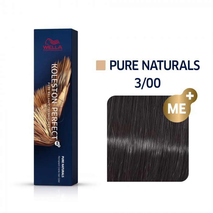 Wella Koleston Perfect Me+ Hajfesték - 3/00 - 60ml - Természetes Sötétbarna képe 1